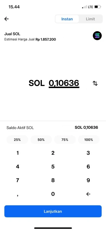 Ilustrasi (diedit dari screenshot resmi Pintu): jual SOL, isi jumlah SOL. Angka/harga hanya contoh.